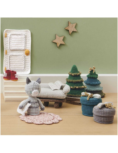 Coffret 20 pelotes de coton Ricorumi - Monde des lutins