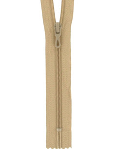 Fermeture éclair nylon - Beige antilope