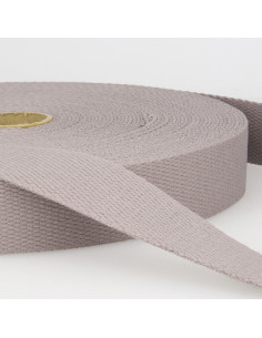 Sangle coton pour sacs - Gris clair