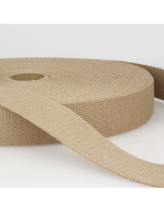 Sangle coton pour sacs - Naturel