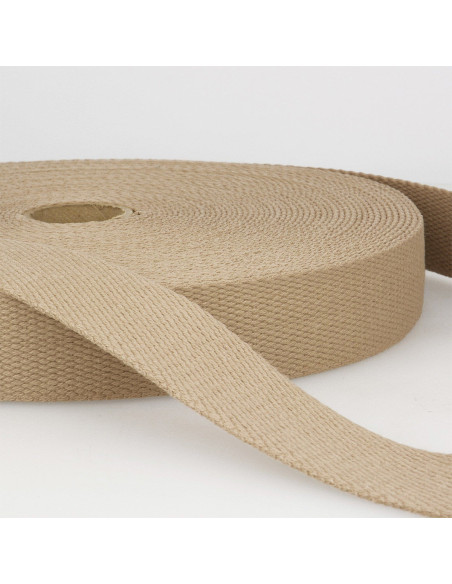 Sangle coton pour sacs - Naturel