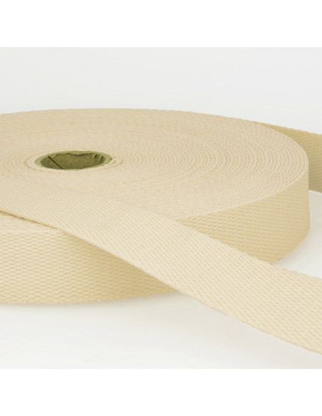 Sangle coton pour sacs - Écru
