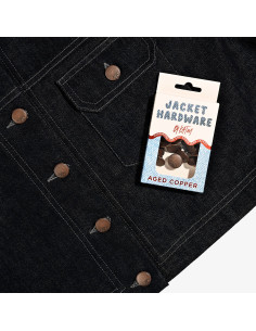 Kit de boutons jeans pour vestes - Cuivre 2