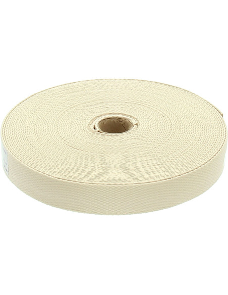 Sangle coton pour sacs - Écru