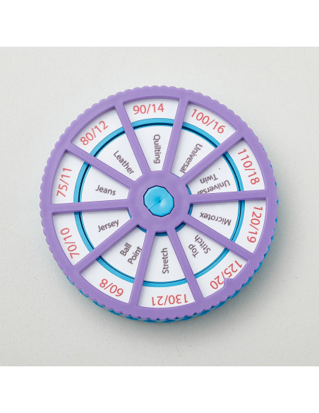 Disque mémo pour aiguilles de machine à coudre