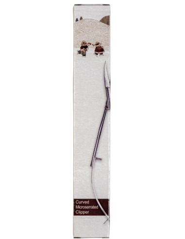 Ciseaux pincette pointe courbe microdentelée 12 cm Apliquick