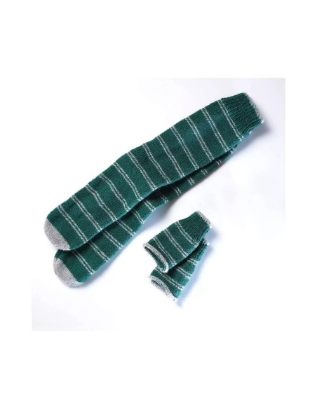 Kit de tricot Harry Potter – Chaussettes et Mitaines Serpentard
