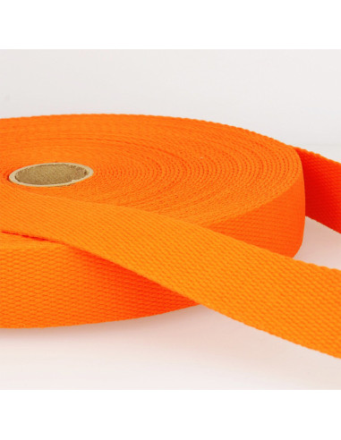 Sangle coton pour sacs - Orange