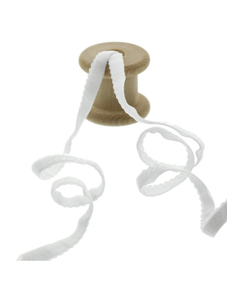 Elastique lingerie cavalière - Blanc