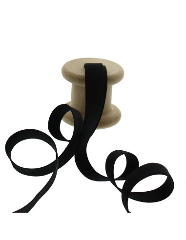 Elastique bretelle de soutien gorge 15 mm - Noir