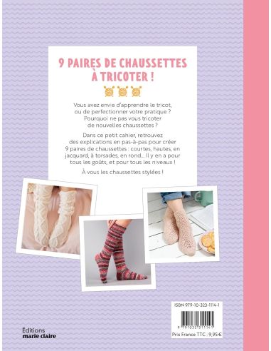 Livre tricoter des chaussettes - petit cahier tricot