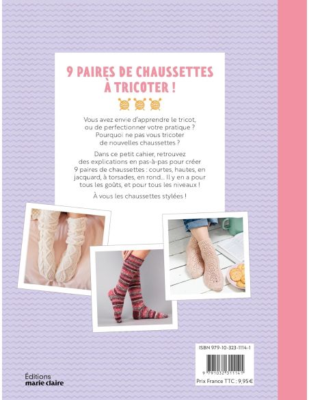 Livre tricoter des chaussettes - petit cahier tricot