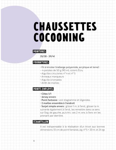 Livre tricoter des chaussettes - petit cahier tricot