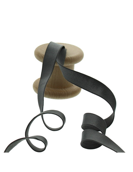 Elastique bretelle de soutien gorge 15 mm - Gris
