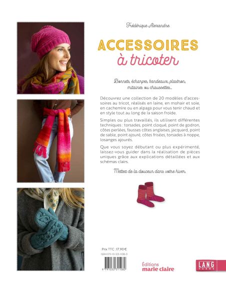 Livre accessoires à tricoter - 20 modèles à réaliser