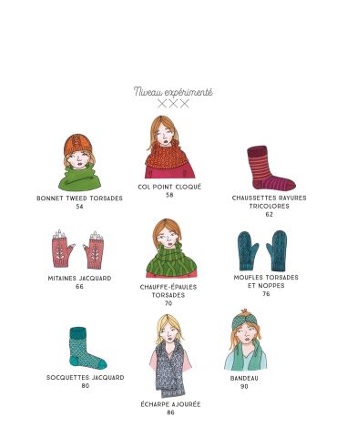 Livre accessoires à tricoter - 20 modèles à réaliser