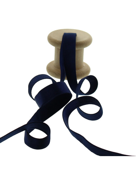 Elastique bretelle de soutien gorge 15 mm - Bleu marine
