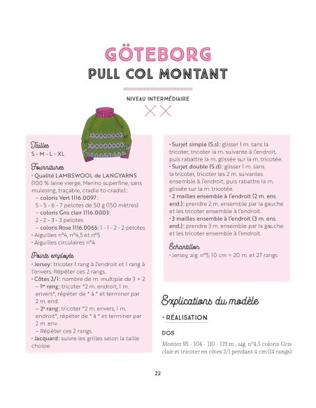 Livre mailles nordiques - 12 modèles à tricoter pour l'hiver