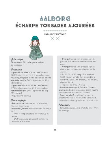 Livre mailles nordiques - 12 modèles à tricoter pour l'hiver