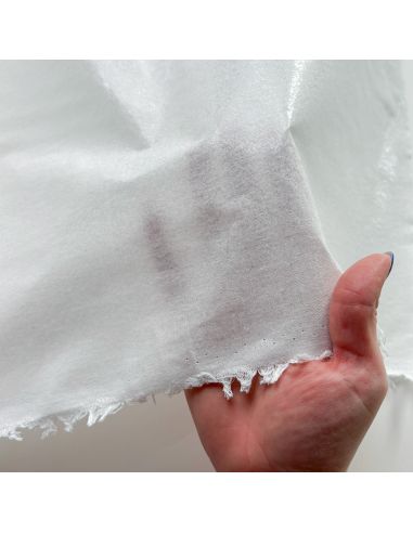 Percale thermocollante double face