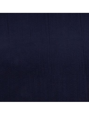 Tissu velours côtelé coton - Bleu marine