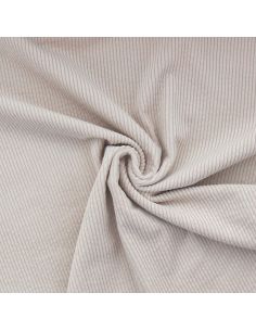 Tissu velours côtelé coton - Lin