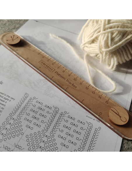 Suivi de tricot magnétique – règle guide-lignes en acrylique recyclé