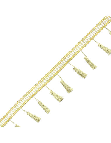 Galon pompons lurex - Or