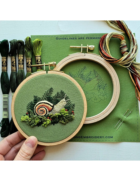 Kit broderie - Magic Snail