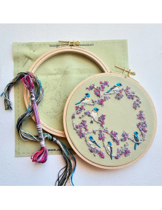 Kit broderie - Birds & Blooms 2
