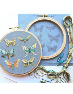 Kit broderie - Moth Sampler 2