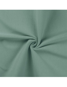 Tissu jersey bord côte - Vert de gris