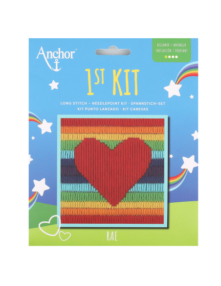 Mon 1er kit canevas -  Coeur