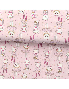 Tissu jersey fantaisie - Délicats