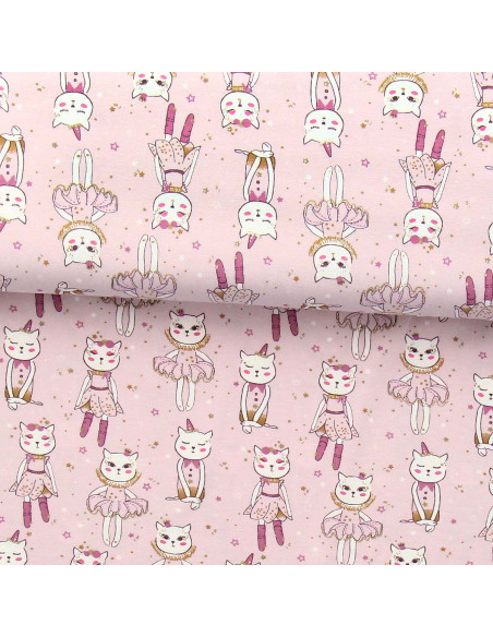Tissu jersey fantaisie - Délicats