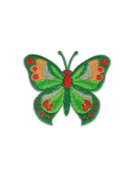 Écusson thermocollant papillon - Vert