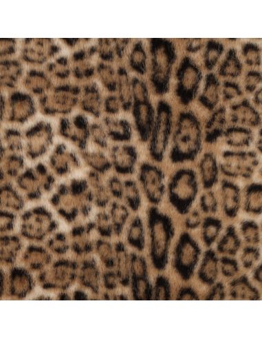 Tissu fausse fourrure animal - Panthère
