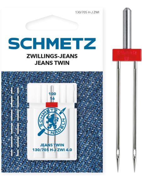 Aiguilles doubles jeans Schmetz