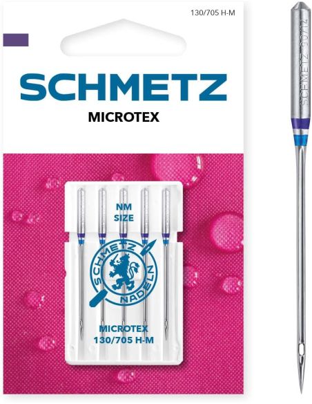 Aiguilles Microtex Schmetz n° 80