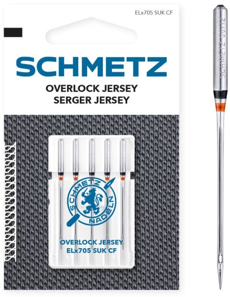 Aiguilles surjeteuses spécial jersey Schmetz