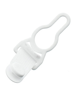 Boucle porte jarretelle en métal - Blanc 2