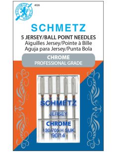 Aiguilles jersey chromé Schmetz