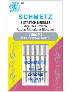 Aiguilles stretch chromé Schmetz 2