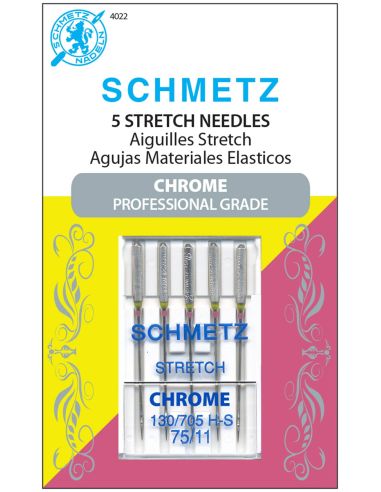 Aiguilles stretch chromé Schmetz