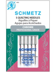 Aiguilles à quilter chromé Schmetz 2