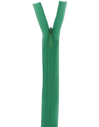 Fermeture éclair invisible - Vert émeraude