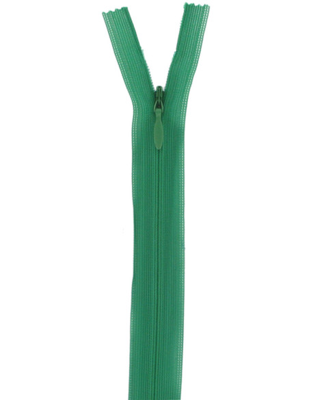 Fermeture éclair invisible - Vert émeraude