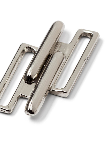 Clips maillot de bain métal Carré - Argent