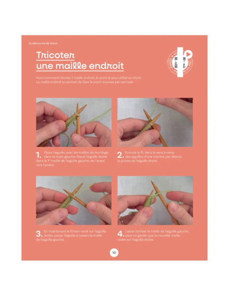 Livre je découvre le tricot
