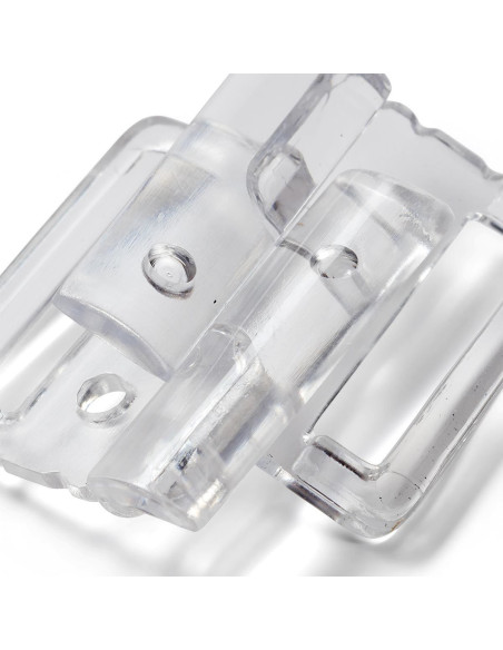 Clips attache maillot de bain transparent 20 mm